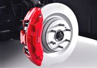 Front 6-Piston Brembo® Brake Upgrade System in Red with Chevrolet Performance Logo 2019+ 85138043