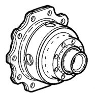 Differential  Assembly Frt Locking G93 85590242