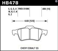 Hawk Performance Brake Rear Pads HB478N.605