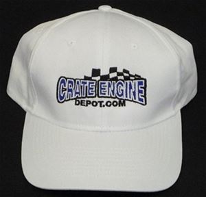 CED Embroidered White Cap Cedhw