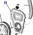 Cover Asm, Engine Front 12731560