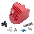 Ignition Coil, Max-Fire, E-Core, Male HEI, 45000V, Red 22742