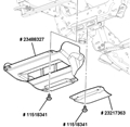 Shield Rear w/o ZR2 23217363