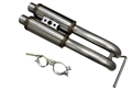 Silverado & Sierra Universal True Dual Axle Exit (Muffler Kit) 1999-2019 25-1007