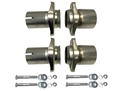 Universal Ball Flange Collector Kit (3" to 2.5") Stainless 25-1140