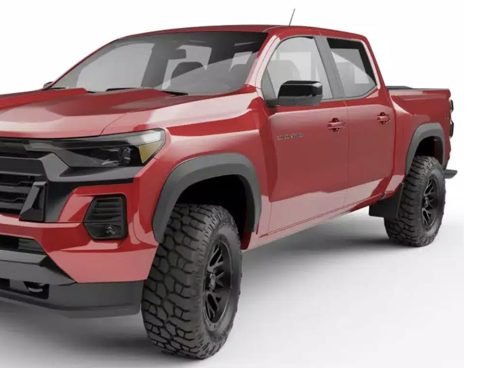thumbnail image 2 of GM OEM Front & Rear Molded Splash Guards For 2023-2025 Chevrolet Colorado – Black 2 of 5