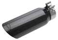 4.3L or 5.3L Black Chrome Single Outlet Exhaust Tip with Bowtie Logo 84521819