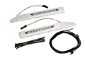 Illuminated Front Door Sill Plates in Stainless Steel with Silverado Script 85527845