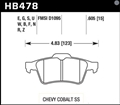 Hawk Performance Brake Rear Pads HB478U.605