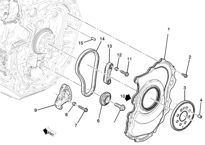 Rear Engine Cover Components