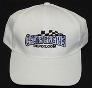 CED Embroidered White Cap Cedhw