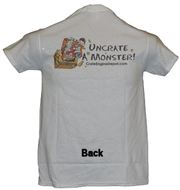 Tee Shirt Uncrate A Monster White Cedswuc