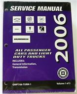 2006 Transmission Unit Repair Manual Gmpt06Turm