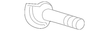Bolt, Lower Control Arm Adjusting RH 11549101