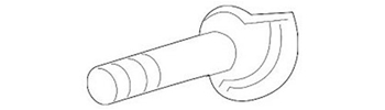 Bolt, Lower Control Arm Adjusting LH 11549102