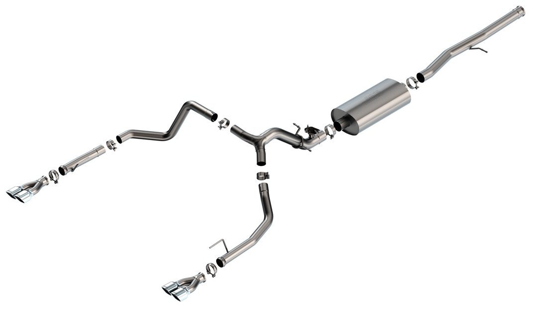 Borla 2024+ Chevy Silverado 1500 6.2L V8 Touring Catback Exhaust w/ Simulator - Chrome 140992