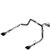 Borla 2024 Chevy Silverado 1500 6.2L V8 ATAK Catback Exhaust w/ Simulator - Black Chrome 140997BC
