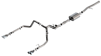 Borla 2024 Chevy Silverado 1500 6.2L V8 ATAK Catback Exhaust w/ Simulator - Chrome 140998