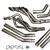 Mustang 1 7/8" Longtube Headers & X-Pipe 2015-2023 (5.0L Coyote) -1085