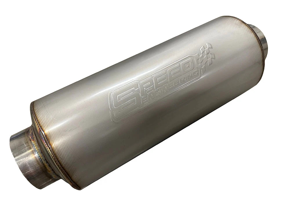 2.5" Inlet/Outlet "Bullet Series" Muffler (12" Length) 25-1108