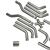 Universal 3" Exhaust Builder Kit "Deluxe" (304 Stainless) LS Engine Swap 25-1112