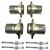 Universal Ball Flange Collector Kit (2.5"Inlet/Outlet) Stainless 25-1139