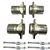 Universal Ball Flange Collector Kit (3"Inlet/Outlet) Stainless 25-1141