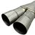 Universal Y-Pipe (2.5" Inlets/3" Outlet) Stainless 25-1143