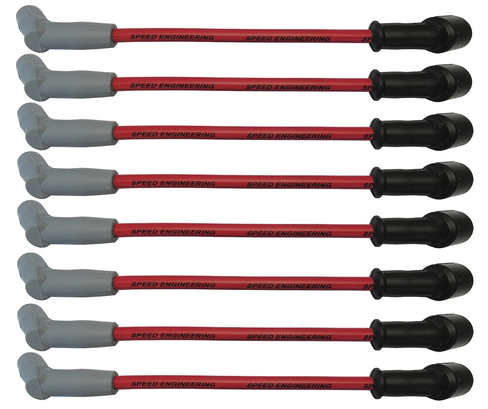 LT Spark Plug Wires Car, Truck, & SUV 12" Length (LT1 & LT4 Engines) "RED" 26-1002