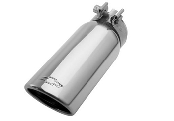 2.7L Polished Stainless Steel Single Outlet Exhaust Tip 84722774