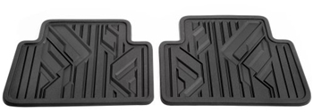 Colorado 2023+ Crew Cab Second-Row Premium All-Weather Floor Mats in Jet Black 84909464