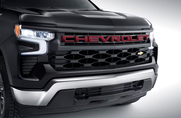 Grille in Black with Chevrolet Script Lettering in Red 85529035
