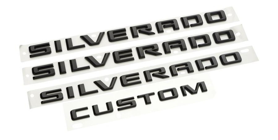 Emblem, Silverado - Black 86539776