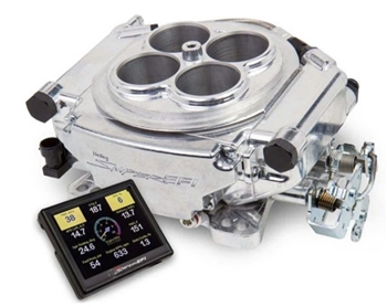 Holley Super Sniper 1250 Efi, Self Tuning, 4150 Power Adder, Shiny Finish BPP550512