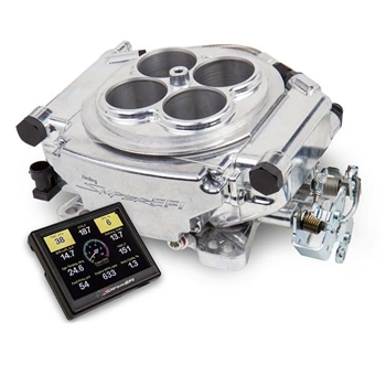 Holley Super Sniper 650 Efi, Self Tuning, Power Adder, Shiny Finish BPP550518