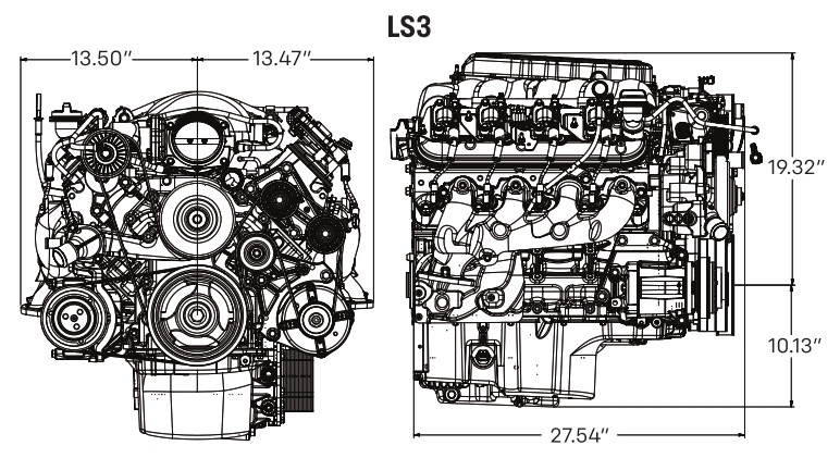 Ls376 19540155 LS376 Chevrolet Performance Crate Engine